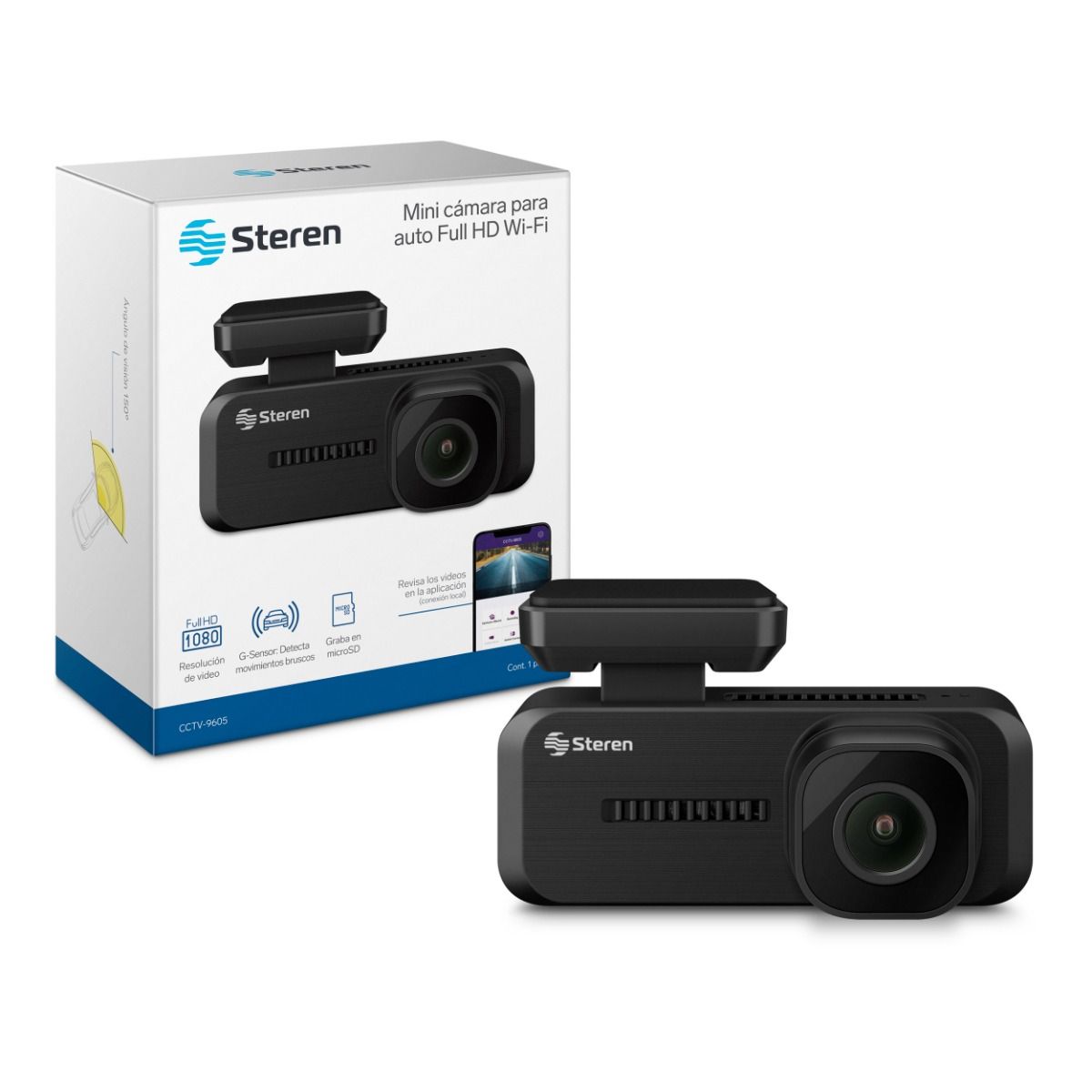 Dashcam Steren Full HD WiFi - 1080px - Image 2
