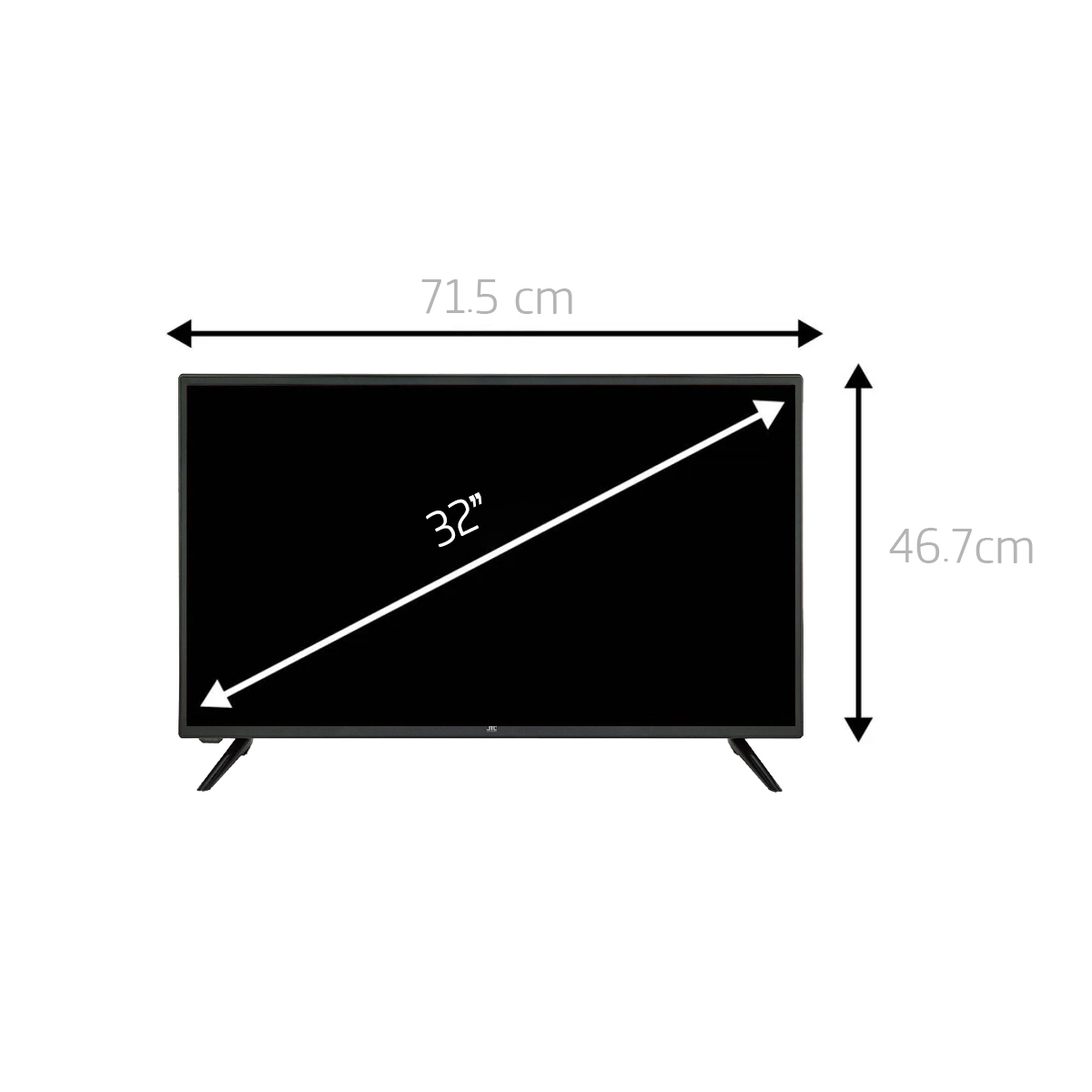 Pantalla LED Smart JTC HD Android - 32" - Image 3