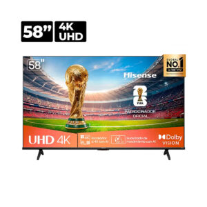 Pantalla QLED Hisense Smart 4K UHD - 58"